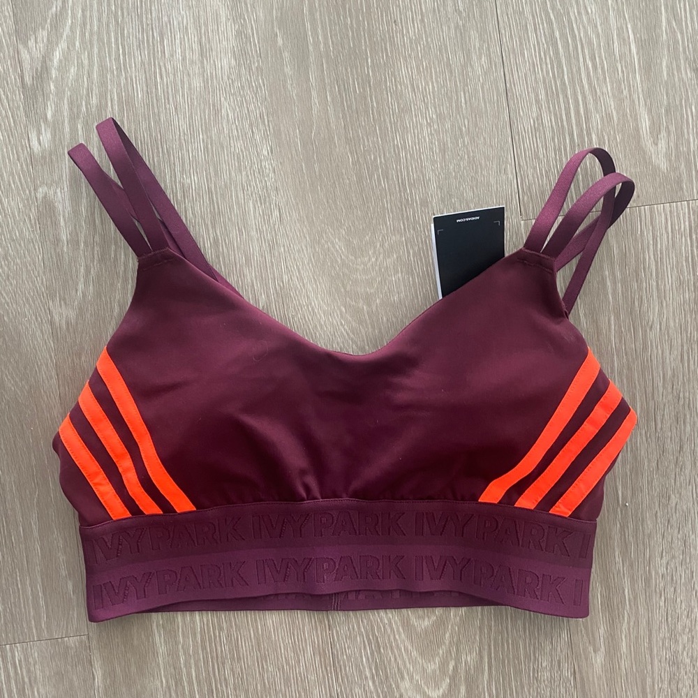 IVY PARK X ADIDAS Burgundy Sports Bra - Medium